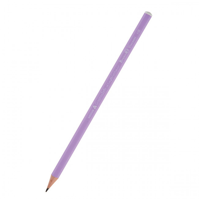 Карандаш 2мм НВ чернографитовый "GraphixZefir. Сиреневый", BV/21-0045/06 (50)