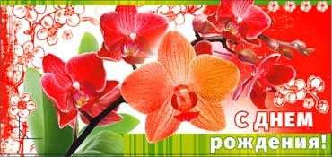 Конверт для денег  "С Днем Рождения" 90-270 (10)