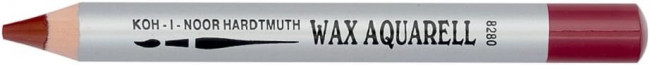 Карандаш восковой акварельный, бордовый, Wax aquarell Koh-I-Noor/8280008002KS (4)