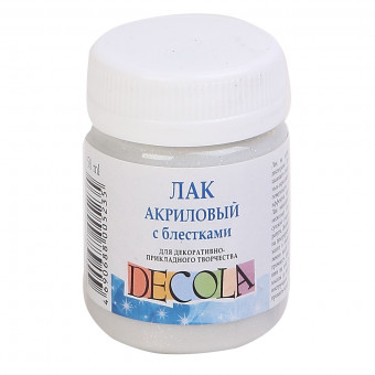 Лак акриловый с блестками 50мл Decola Невская палитра 5828958