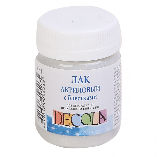 Лак акриловый с блестками 50мл Decola Невская палитра 5828958