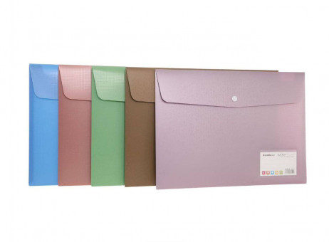 Папка на кнопке 360*260, цвет ассорти, Cobest/E6937 (12)