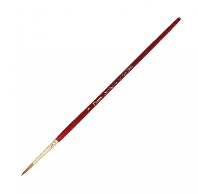 Кисть круглая №5 "Oro Rosso" синтетика, Pinax/751005