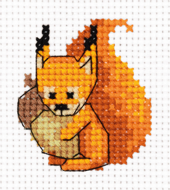 Набор для вышивания "Бельчонок", Klart/ 8-336 Набор для вышивания "Бельчонок", Klart/ 8-336