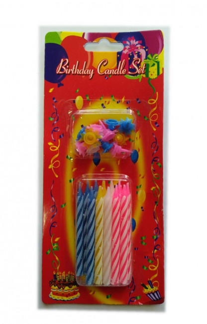 СВЕЧИ 12шт толстые 013