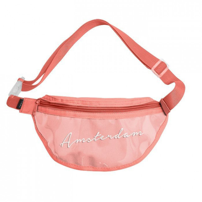 Сумка поясная LOREX CLEAR WB серия AMSTERDAM с прозрачной вставкой 26х14х1,5 см Сумка поясная LOREX CLEAR WB серия AMSTERDAM с прозрачной вставкой 26х14х1,5 см