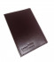 Обложка на автодокументы+паспорт  WENZER OFFiCE из натуральной кожи "спилок", с отделом для визиток, бордовый