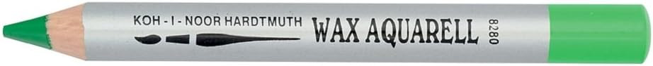 Карандаш восковой акварельный, весенний зеленый, Wax aquarell Koh-I-Noor/8280023002KS (4)