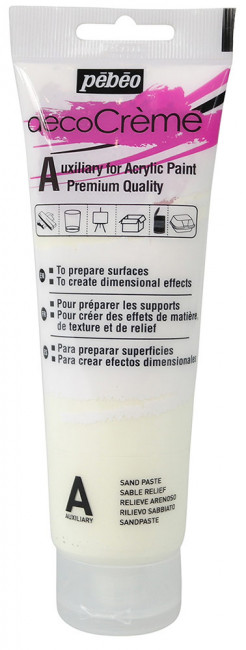 Гель 120мл структурный "песок" decoCreme, PEBEO/89405