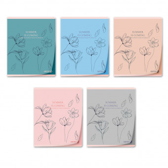 Тетрадь 48 клетка "Хрупкие цветы" скрепка, Светоч/Т65_01108 (10) Тетрадь 48 клетка "Хрупкие цветы" скрепка, Светоч/Т65_01108 (10)