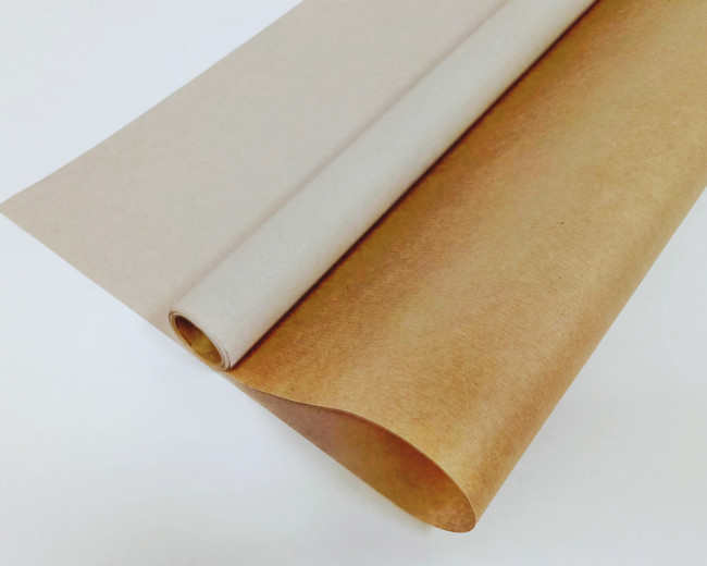 Бумага крафт 40гр одноцветная "Белая"  0,72м x 10 м, 22480