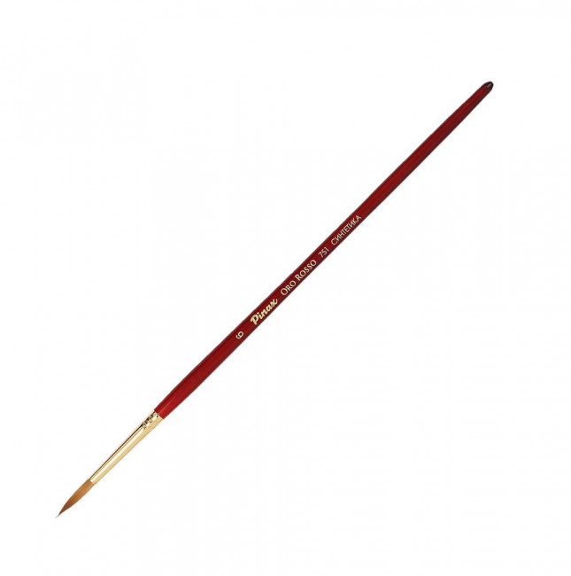 Кисть круглая №6 "Oro Rosso" синтетика, Pinax/751006 Кисть круглая №6 "Oro Rosso" синтетика, Pinax/751006