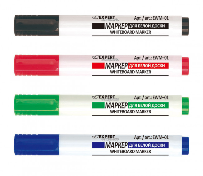 Маркер 2мм 04-красный для белой доски, пулевидный, Expert Complete/EWM-01 №04