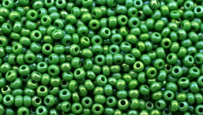 Бисер "ASMAR" размер №6, вес: 450 г, зелёный хамелеон, AR-20203