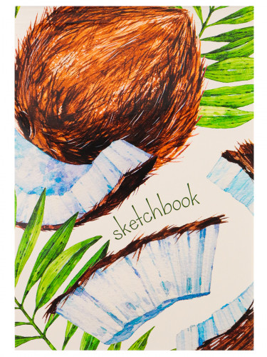 Скетчбук Кокосы А5, 48л, КБС С80-5062 (20)