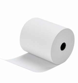 Чековая лента (кассовая лента) WENZER OFFICE 80мм*12мм*80 метров, термо (307212) (8/48)