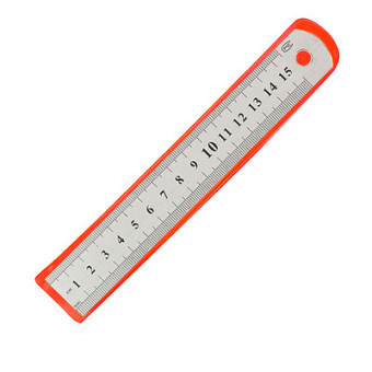 Линейка металлическая 15 см Магистр (12)