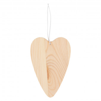 Заготовка для декорирования панно 12см "Сердце №01", сосна, Mr. Carving/МН-54 №01