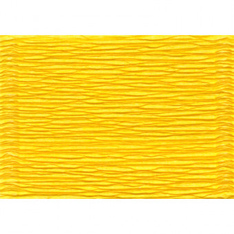 Гофрированная бумага 50см х 2.5м, 180 г/м2, 17/E5 ярко-желтый, Blumentag