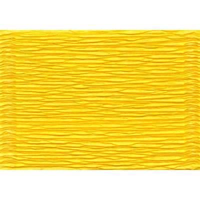 Гофрированная бумага 50см х 2.5м, 180 г/м2, 17/E5 ярко-желтый, Blumentag