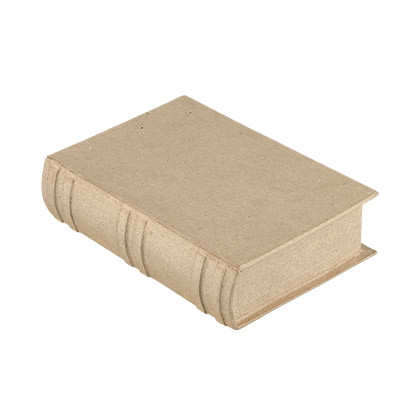 Заготовка 15 х 10 х 3,5см "Коробка- книга " из папье-маше, для декорирования, Love2art/PAM-049