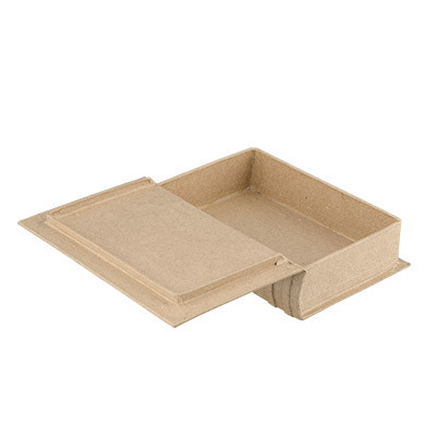 Заготовка 15 х 10 х 3,5см "Коробка- книга " из папье-маше, для декорирования, Love2art/PAM-049