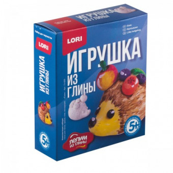 Игрушка из глины "Ежик" (16)