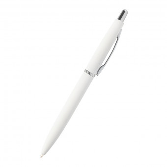 Ручка автоматическая 1,0мм синяя "San Remo", в тубе, цвет корпуса белый, BV/20-0249/16 (24)