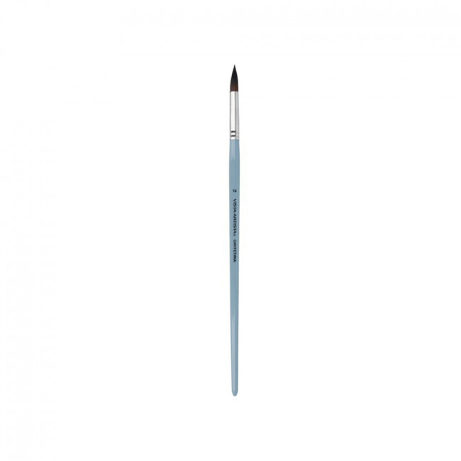 Кисть синтетика круглая длинная ручка №14 VISTA-ARTISTA