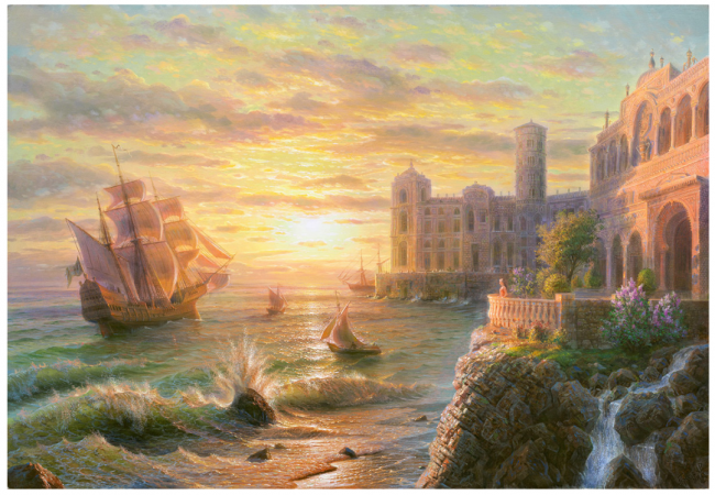 Пазл 1000 элемент "У моря" ФРЕЯ