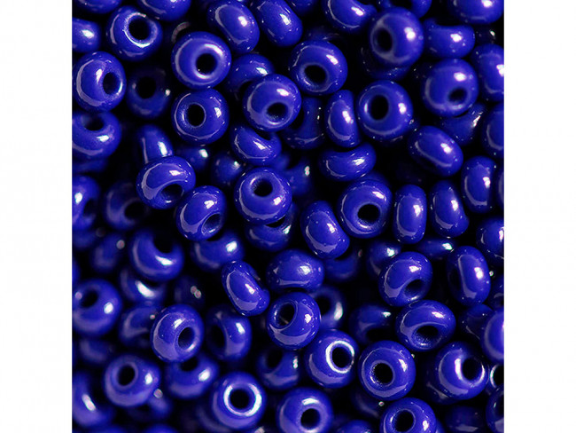 Бисер "ASMAR" размер №6, вес: 450 г, тёмно-синий глянцевый, непрозрачный Бисер "ASMAR" размер №6, вес: 450 г, тёмно-синий глянцевый, непрозрачный