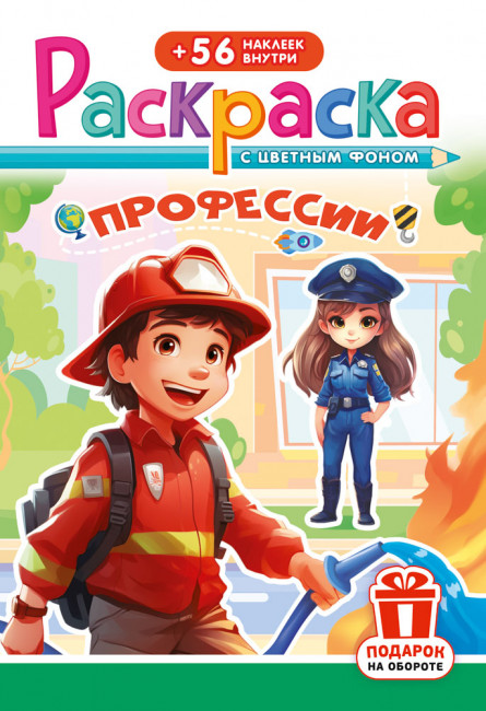 Раскраска с наклейками (А5) РНМ-713