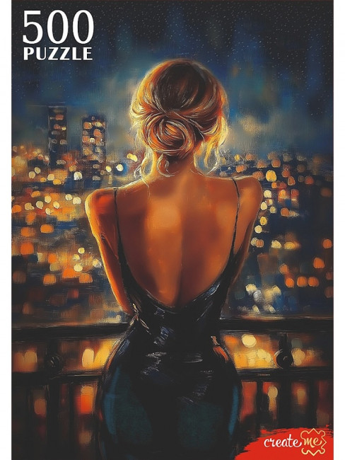 Пазлы 500 элементов "Огни ночного города", Рыжий Кот/Ф500-8722 Пазлы 500 элементов "Огни ночного города", Рыжий Кот/Ф500-8722