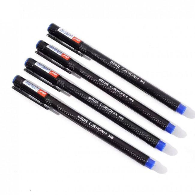 Ручка шариковая синяя 0,7мм "CARBONIX", масляные чернила, Cello/CL-M6 (50/1000)