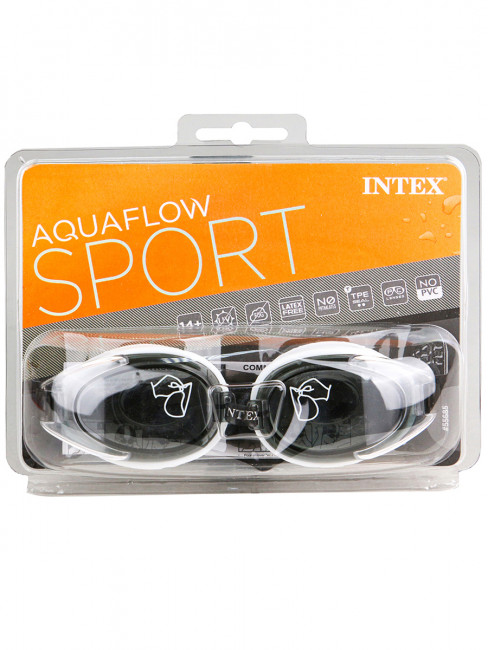 Очки для 14 лет+ для плавания WATER PRO 3цв, INTEX Рыжий Кот/55685