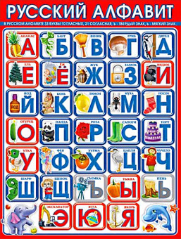 Плакат "Русский алфавит"р2-561 (10) Плакат "Русский алфавит"р2-561 (10)