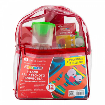 Набор для детского творчества с наполнением, 12 предметов, "Цветик", Невская палитра/72421775
