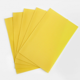 Вощина для изготовления свечей, желтая, 1 кг, 39х26 см 9404908 (12)