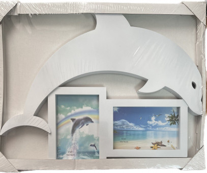 Фоторамка - КОЛЛАЖ дельфин 2 фото 10/15, ASK/M15 (36)