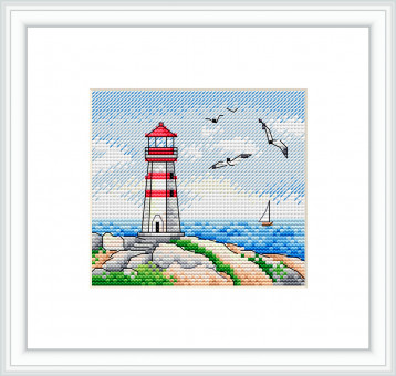 Набор для вышивания "Морские просторы" 11 х 10 см, М.П.Студия/М-625