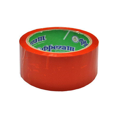 Клейкая лента (Скотч) 48мм*50 МЕТРОВ*43мкм красн. (Фрегат) (72)