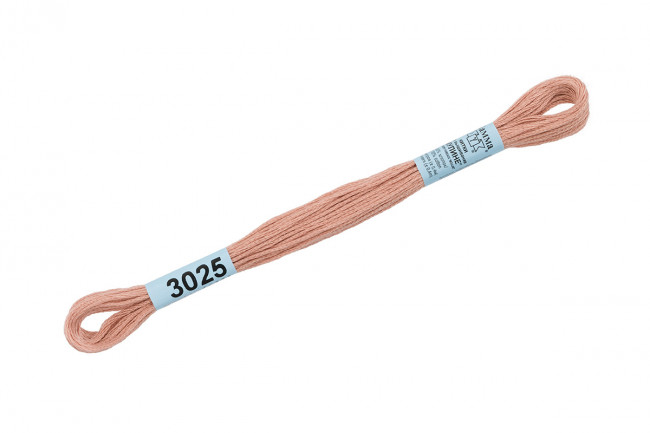 Нитки для вышивания "Gamma" мулине ( 0820-3070 ) 100% хлопок 8 м №3025 персик Нитки для вышивания "Gamma" мулине ( 0820-3070 ) 100% хлопок 8 м №3025 персик