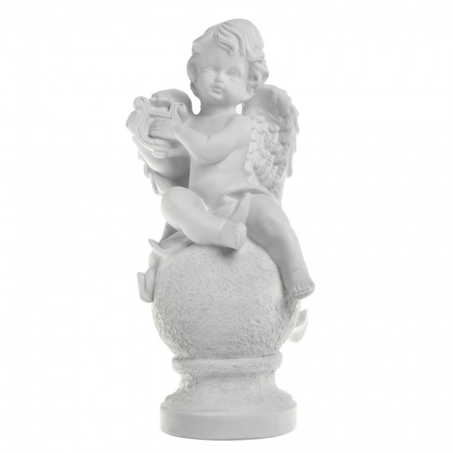 Ангел с арфой 14*14*34см, гипс, 80-803 Ангел с арфой 14*14*34см, гипс, 80-803
