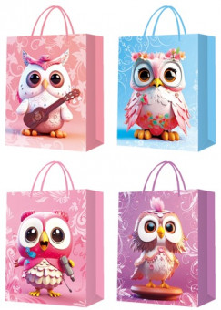 Пакет 26*32*10см подарочный "Сова", цвет ассорти, 2994 (12) Пакет 26*32*10см подарочный "Сова", цвет ассорти, 2994 (12)
