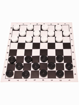 Настольная игра "Шашки" в пакете + поле 28,5х28,5см, Рыжий Кот/ ИН-1832 Настольная игра "Шашки" в пакете + поле 28,5х28,5см, Рыжий Кот/ ИН-1832