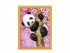 Картина 2 в 1: алмазная мозаика и раскрашивание по номерам 30х40 см ПАНДА, 1 дизайн, картонная упаковка