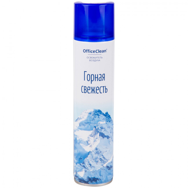 Освежитель воздуха аэрозольный "Горная свежесть" 300мл, OfficeClean (12)