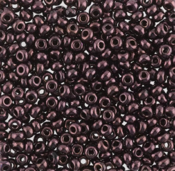 Бисер "ASMAR" размер №6, вес: 450 г, коричневый перламутровый