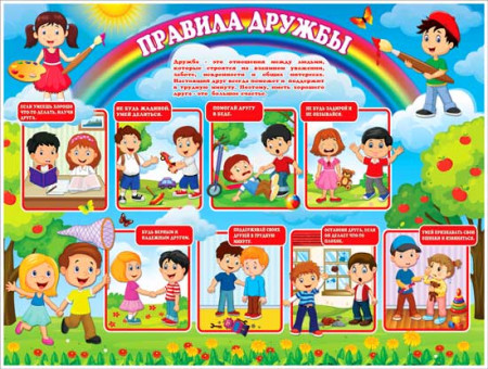 Плакат "Правила Дружбы" р2-281 (10) Плакат "Правила Дружбы" р2-281 (10)