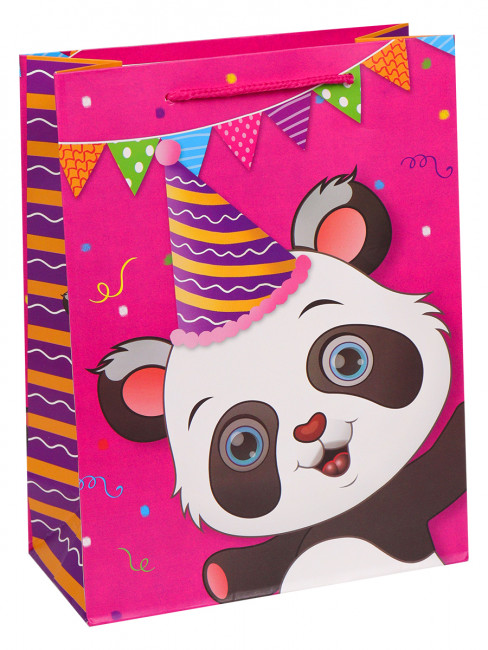 Dream cards Пакет подарочный с мат. лам. Панда на дне рождения 26х32х10 см, 210 г ППК-1930 (12) Dream cards Пакет подарочный с мат. лам. Панда на дне рождения 26х32х10 см, 210 г ППК-1930 (12)